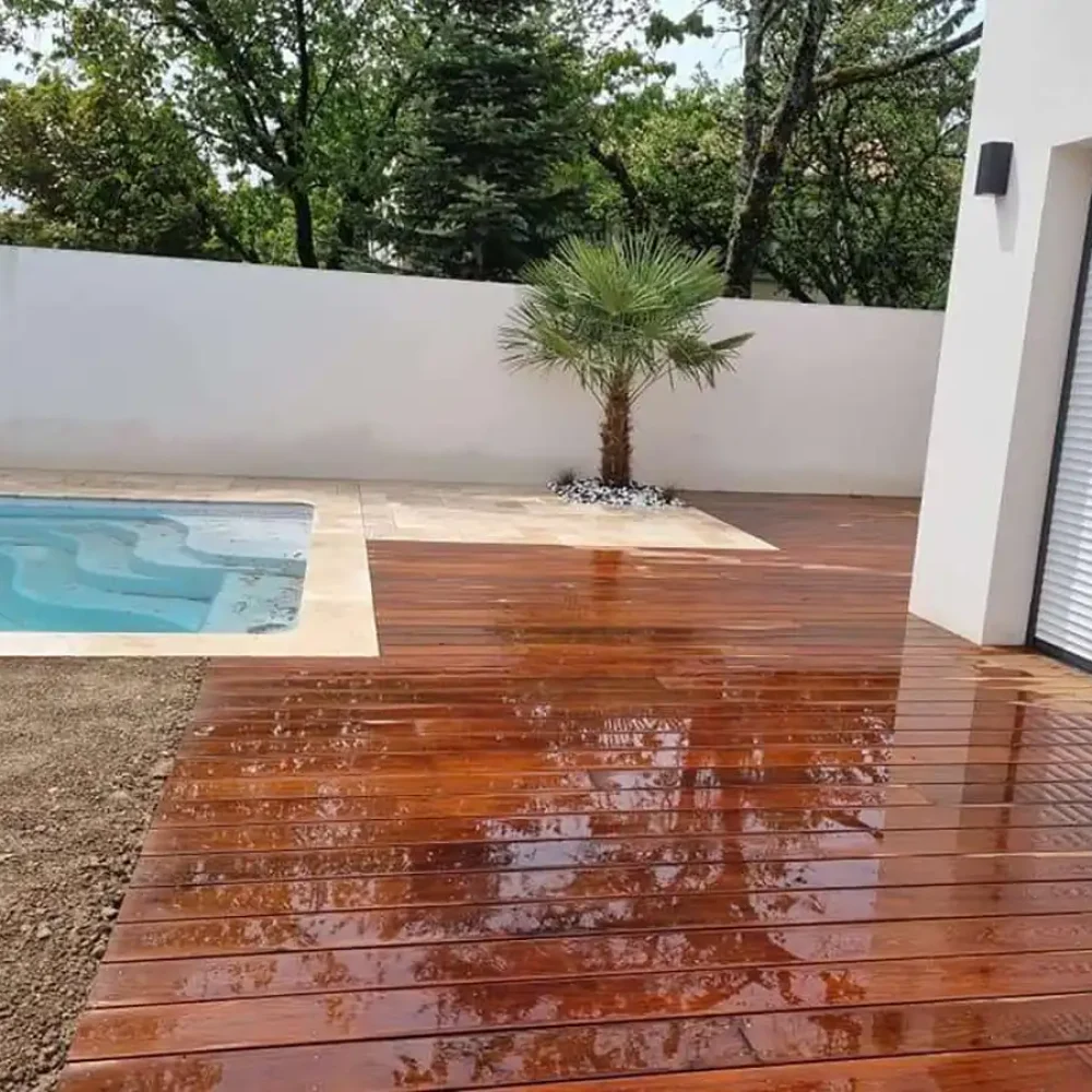 Aménagement d'une piscine à Luçon par Bernier Paysage